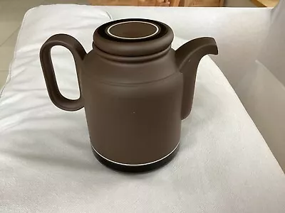 Buy Hornsea Pottery Lancaster Vitramic Contrast Brown Large Coffee Pot • 3.50£