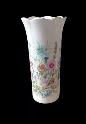 Buy Beautiful Aynsley Fine Bone China Wild Tudor (Floral) Vase 6  . Preloved In VGC. • 13.37£