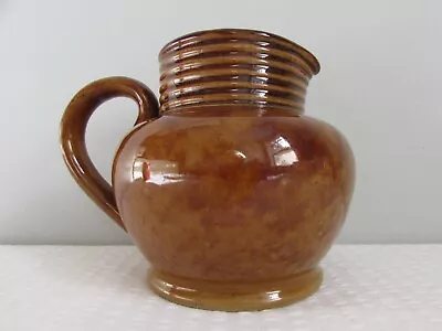 Buy Vintage 1930’s Langley Mill Pottery Glazed Stoneware 1 Pint Pouring Jug Stamped • 7£