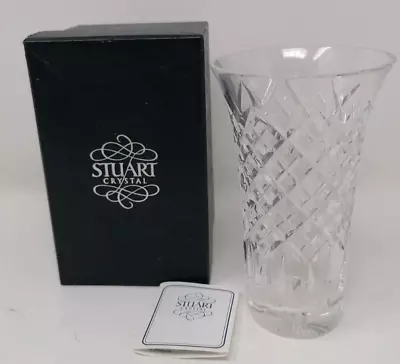 Buy Boxed Stuart Crystal 8  Blenheim Vase • 12.50£