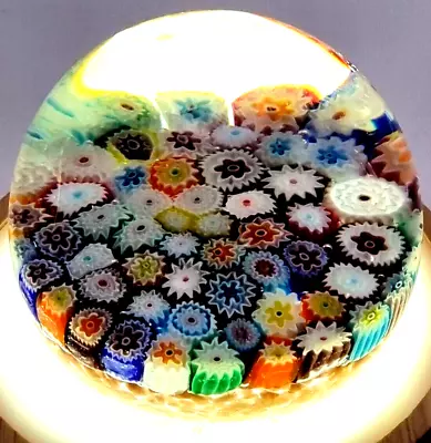 Buy MURANO PAPERWEIGHT Millefiori Close Pack Fratelli Toso 1975 VINTAGE RARE VG++ • 26.99£