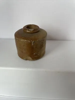 Buy Vintage Stoneware Ink Bottle 4.5 Cm • 5£