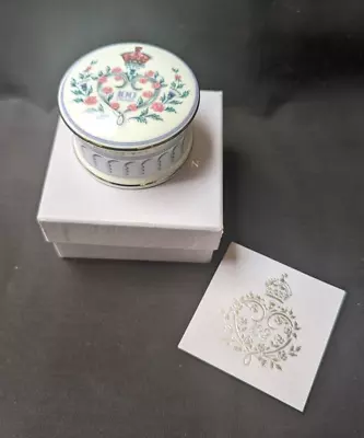 Buy Royal Collection - Queen Mother Centenary Year Porcelain Trinket / Pill Box • 14.50£