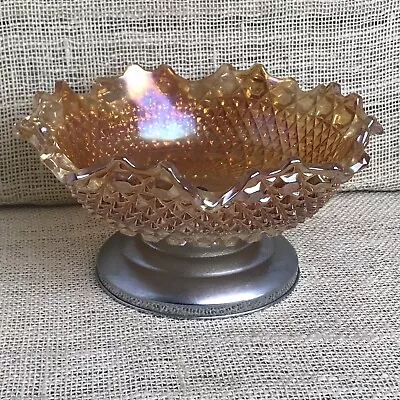 Buy  Lustre Ware ~ Carnival Glass ~ Large Bowl ~ Marigold ~ Vintage • 19.99£