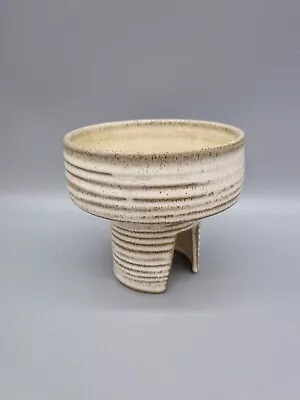 Buy A Vintage Broadstairs Studio Pottery Planter / Pot Base On Legs • 28£