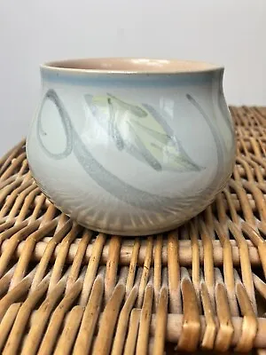 Buy Vintage Denby Sugar Bowl Peasant Ware Grey Blue Yellow Swirl Pattern • 5£