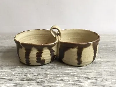 Buy Rait Pottery Scotland Drip Glaze Twin Serving Bowls Dish Signed • 16.99£