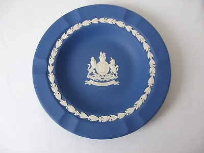 Buy Wedgwood Blue Jasperware Queen Elizabeth Silver Jubilee Plate / Ashtray • 5£