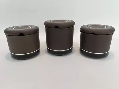 Buy Vintage Hornsea Pottery  Contrast Preserve Pots X 3 - 70's/80's Kitchen • 14.99£