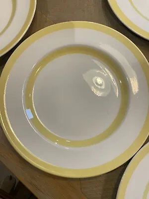 Buy T G Green Cornishware Yellow 10  Dinner Plates • 40£