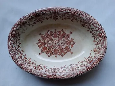 Buy Antique T & R BOOTE SOAP DISH TRADEMARK TOURNAY 1880 BROWN TRANSFER IRONSTONE • 26.48£