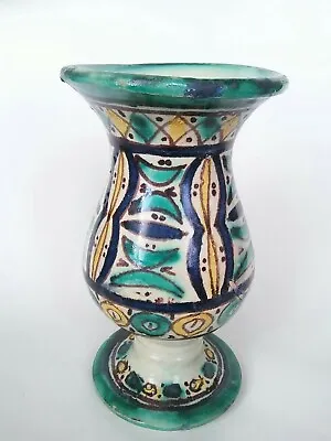 Buy Great Antique Iznik Islamic Ottoman Vase Polychrome Moorish 8  (20cm)  • 150£
