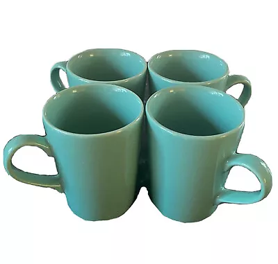 Buy 4 Mint Green Staffordshire Tableware Modern Coffee Mugs Cups Made In England • 16.97£