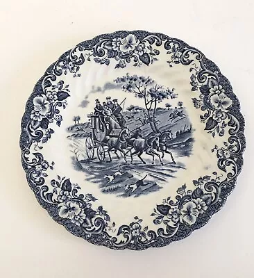 Buy JOHNSON BROTHERS BLUE COACHING SCENES 'HUNTING COUNTRY ' SIDE  PLATE, 15.5cm • 9£