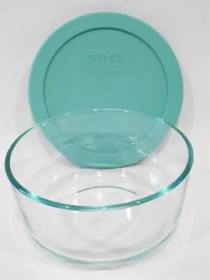 Buy ❤️ PYREX 4 Cup Choose: DUSTY GREEN Or AMP BLUE Storage Bowl & Plastic COVER 7201 • 12.24£