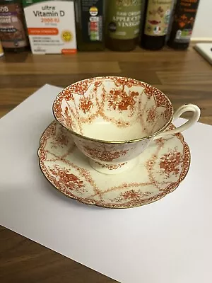 Buy Wileman Shelley Gainsborough Cup & Saucer Duo In  Ivy Pattern Pre Foley • 10£