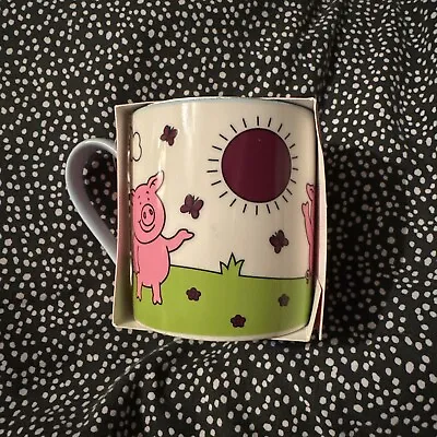 Buy M&S Percy Pig Colour Changing Mug Cup With Stencil Brand New MARKS AND SPENCER • 9.99£