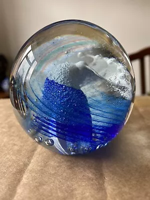 Buy Isle Of Wight Glass Paperweight • 6£