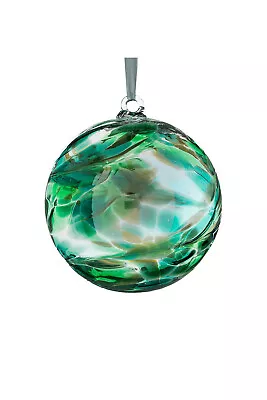 Buy Sienna Glass 10cm Birthstone Ball May Emerald Decorative Ornament Gift Boxed • 17.15£