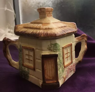 Buy Vintage Paramount Pottery Cottage Ware Lidded Ceramic Sugar Bowl • 11.99£