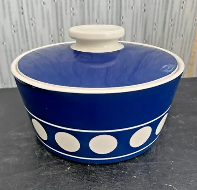 Buy TG Green Pottery  Blue JERSEY Tureen Or 2 Handled Serving Dish & Lid • 25£