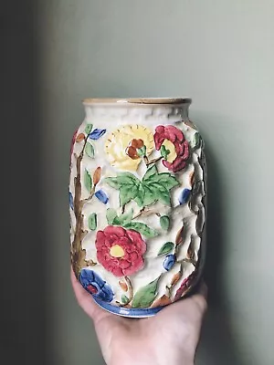 Buy Indian Tree Vase H J Wood Staffordshire Pottery Vintage Hand Painted  • 14.95£