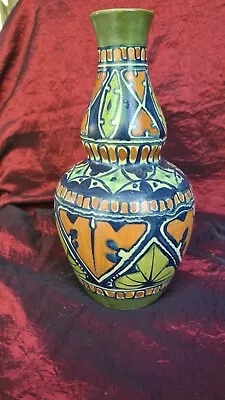 Buy James Plant Hanley Early Art Deco Hand Painted Art Pottery Vase Gourd Gouda • 89£