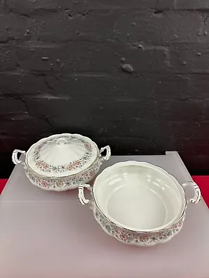 Buy Paragon Meadowvale Covered Lidded Vegetable Serving Dish / Tureen + Spare Base • 19.99£
