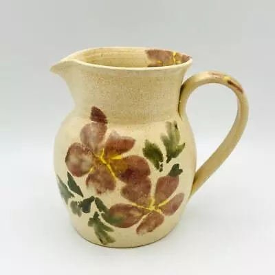 Buy Conwy Pottery Wales Pink Floral Cream Porcelain Milk Jug • 16.95£