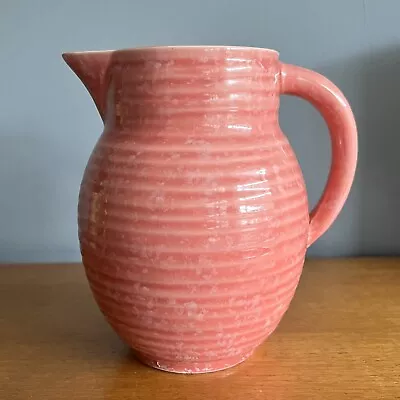 Buy Vintage Shorter And Son Pink Pottery Kitchen Jug • 8.50£