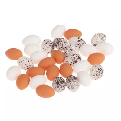 Buy 10pc Dollhouse Miniature Simulation Eggs Food Model Pretend Play Kitchen Toys-wq • 4.04£