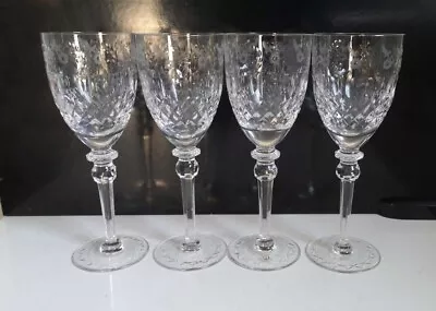 Buy 4 LUXURY VINTAGE GALLIA BY ROGASKA CRYSTAL Water Glasses 9  Queen Cut  VGC • 95£