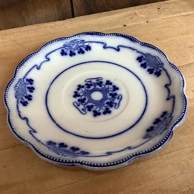 Buy Flow Blue Saucer 6.25  Lorne Pattern By Grindley England Antique Blue White • 19.20£