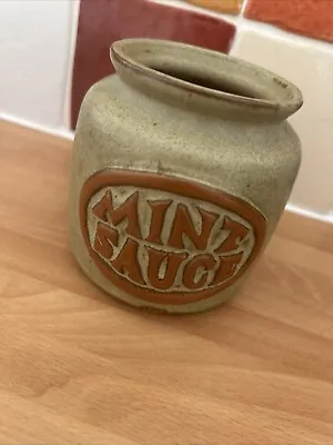 Buy Vintage Tremar Cornish Pottery Mint Sauce Jar Without Lid • 4.99£
