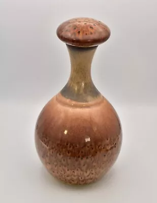 Buy Vintage Iden Pottery Rye Decanter Carafe With Lid And 6 Goblets Set • 35£