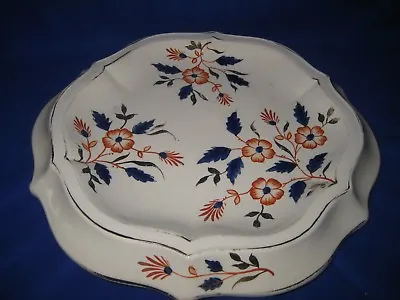 Buy Antique English Minton  Porcelain Stand Plate  Imari Pattern • 14£
