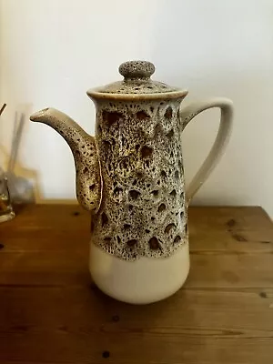 Buy Vintage Fosters Pottery Blond Honeycomb - Tall Coffee Pot • 14.99£