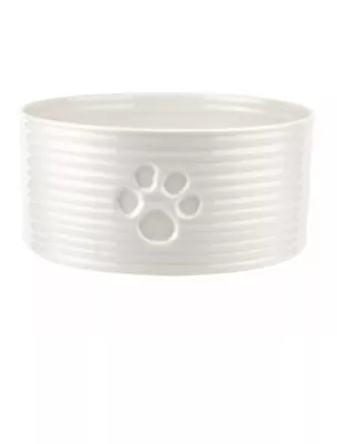 Buy Sophie Conran For Portmeirion - White 19.5cm Diameter Pet Bowl • 26.99£