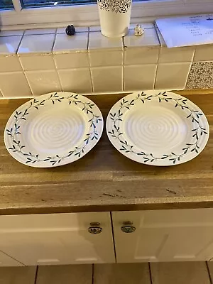 Buy Portmeirion Sophie Conran Mistletoe Dinner Plates X2. Brand New. • 31.99£