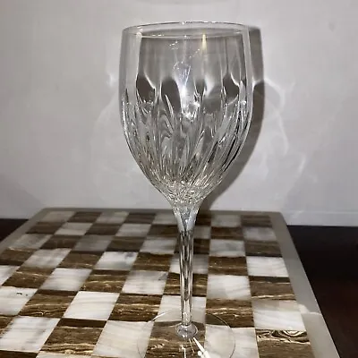 Buy Elegant Unique VTG Crystal Wine Glass 8 7/8 Inches Tall (1) No Chips Or Damage! • 12.48£