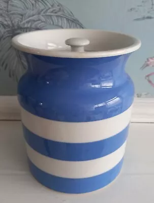 Buy Vintage T G Green 6 Inches Blue Cornishware Storage Jar Green Backstamp  • 20£