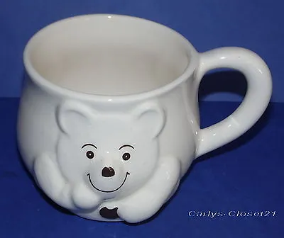Buy BRIXHAM Devon * Vintage Pottery Mug * 3D Bear Detail * Teddy * 7.5cm Tall * • 4.99£