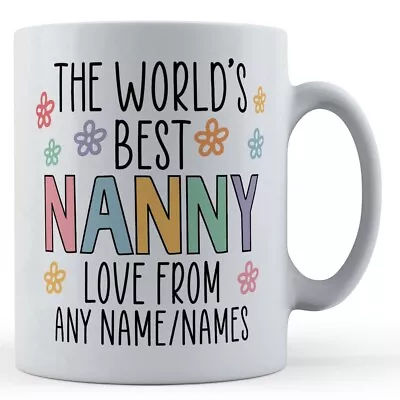 Buy Personalised Worlds Best Nanny - Gift Mug • 10.99£