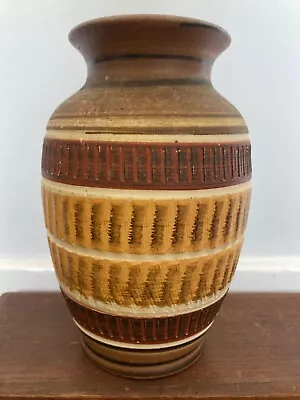 Buy Dumler & Breiden Textured Vase Mid Century Vintage German Ceramic • 14£