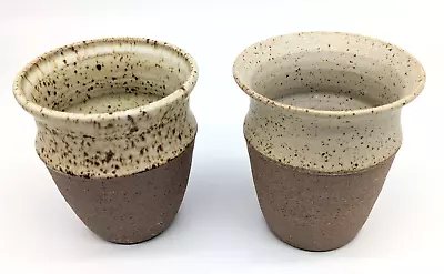 Buy Studio Pottery Small Ceramic Tumblers Vases Cups Stoneware Handmade • 22.95£