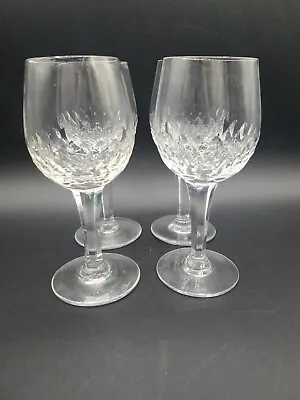 Buy Royal Doulton Clarendon Glass Set Of 4 Wine Glasses Vintage Crystal  • 94.62£
