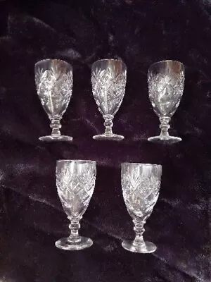 Buy Set Of Four Cut Crystal Table Wine Glasses - Royal Doulton  • 48£