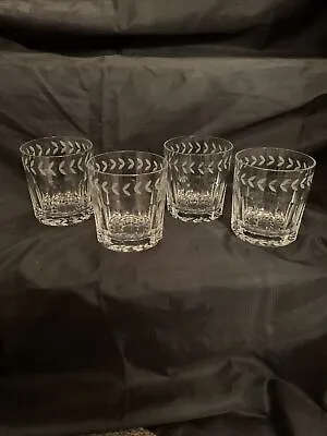 Buy 4 Mappin & Webb Cut Glass Whisky Tumblers • 40£