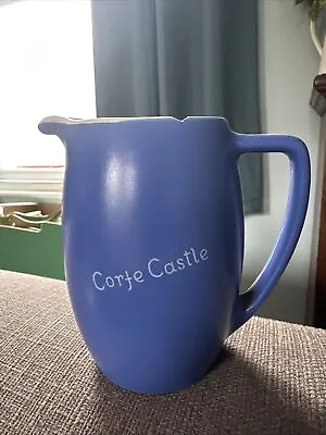 Buy New Devon Pottery, Blue And White Jug, Place Name Corfe Castle • 5£