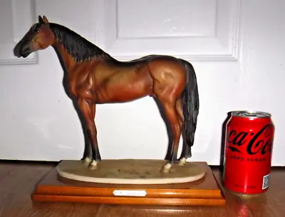 Buy Vintage Capodimonte Giuseppe Armani Large Stallion Horse Figurine ~ Excellent • 59.99£